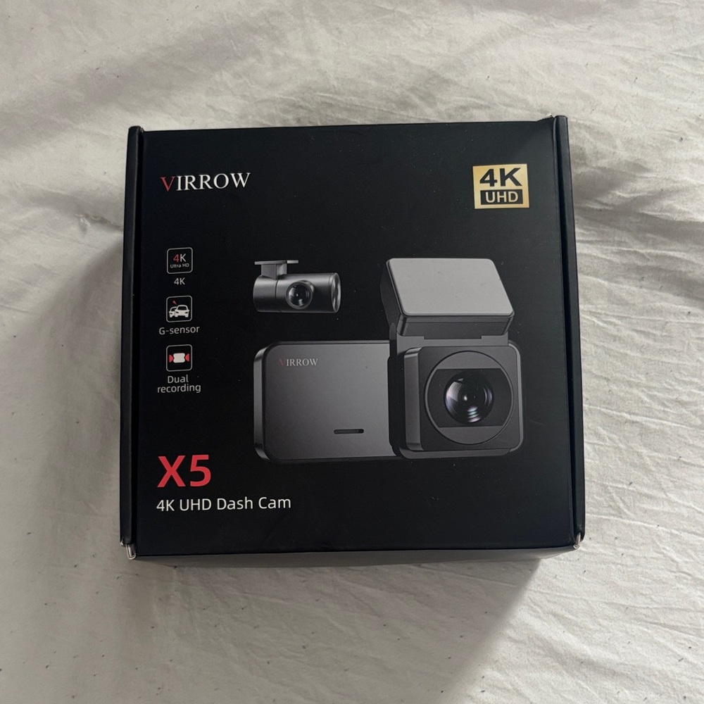 X5 4K UHD Dash Cam - Gray
